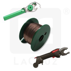 BB40PLX - 110 m reel of PP coated galvanized wire for Ligatex - A3M tying machines
