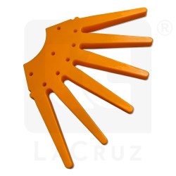 INTAPO70A - Spare part for vineyards finger weeder - Ø 70 cm - orange type