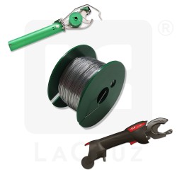 BB45ZLX - 90 m reel of galvanized wire for Ligatex - A3M tying machines